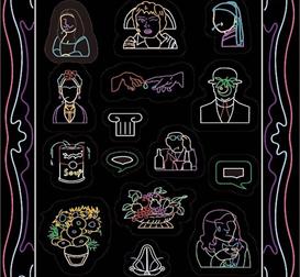 梦想成真美术馆冰箱贴 商品图0