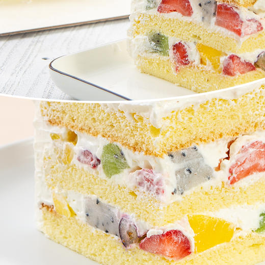 风之恋下午茶 5寸 直径约12.5cm 无生日帽和生日蜡烛 配刀叉碟 商品图2