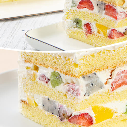 桃源下午茶 5寸 直径约12.5cm 无生日帽和生日蜡烛 配刀叉碟 商品图3