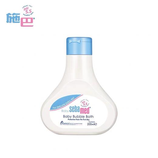 KJ 施巴婴儿泡泡沐浴露 新生儿宝宝儿童洗浴温和配方德国进口200ml 商品图3