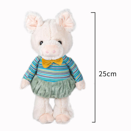 伽百利彩色穿裤男猪毛绒玩具/柯蒂斯/25CM/W1707 商品图2