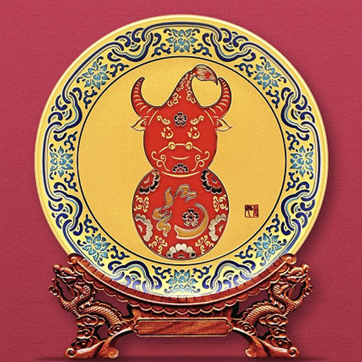 【彼达思】雅琅晶  福禄牛 商品图0