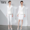 IWY/白色职业装套装女时尚简约气质名媛通勤商务正装西装C475 P1150 S1150 商品缩略图0