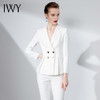 IWY/白色职业装套装女时尚简约气质名媛通勤商务正装西装C475 P1150 S1150 商品缩略图2