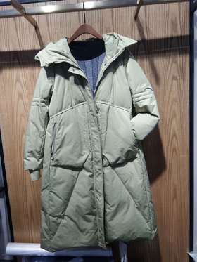 约布长款羽绒服