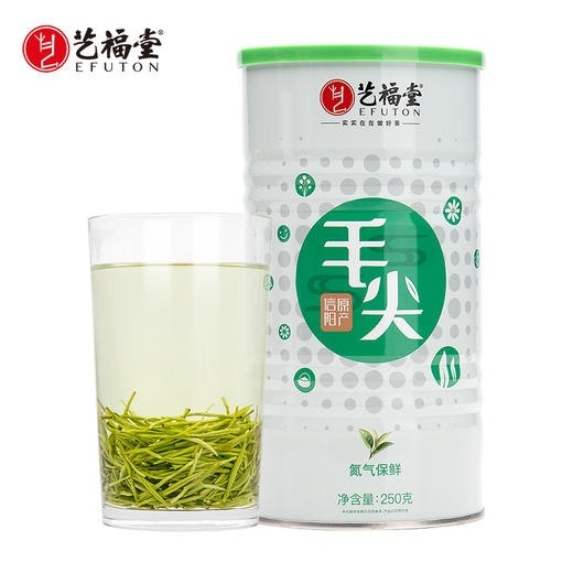 【新茶上市】艺福堂 信阳原产毛尖 明前特级  2024年新茶 250g/罐 商品图0