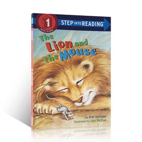狮子和老鼠绘本 The Lion and the Mouse 进阶式阅读丛书1 平装简装儿童绘本 儿童原版英文绘本英语故事书