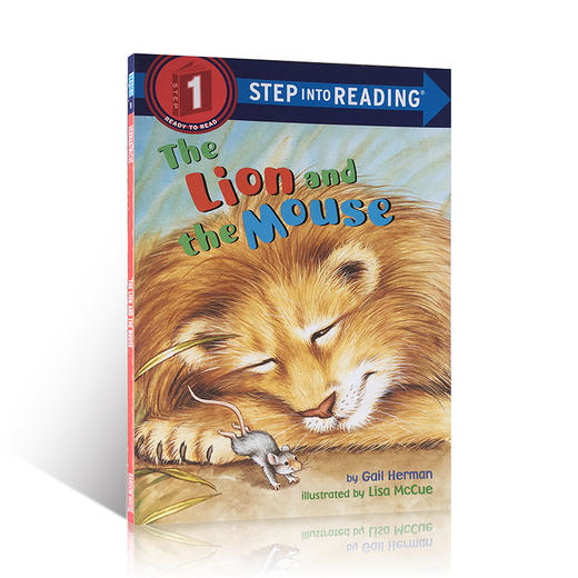 狮子和老鼠绘本 The Lion and the Mouse 进阶式阅读丛书1 平装简装儿童绘本 儿童原版英文绘本英语故事书 商品图0