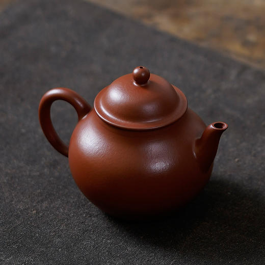 【鸣远式潘壶】145cc 煤窑皱皮朱泥 商品图3
