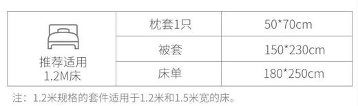【适用1.2m床】开学季床品三件套纯棉床品 多款可选 床单/床笠+枕套+被套  无印良品 商品图14