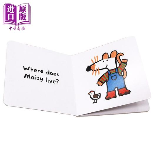 【中商原版】Where Does Maisy Live 小鼠波波住在哪儿 低幼亲子启蒙故事绘本 纸板书 英文原版 2-5岁 商品图4