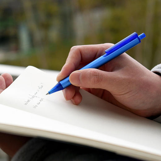 文采TUBE黑色中性笔 /无色透明小PP盒装/0.5/K1001学生用办公用品签字笔 商品图2