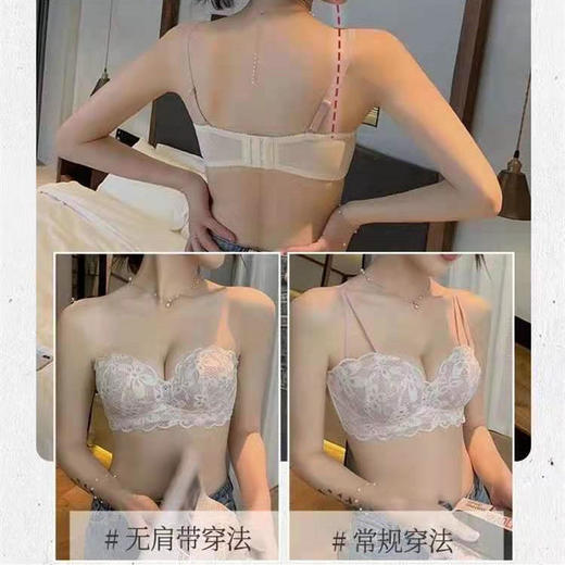 【买1送1】内衣女小胸聚拢无钢圈日系少女薄款红色本命年结婚新娘文胸罩日系bra文胸罩爆款热卖 商品图3