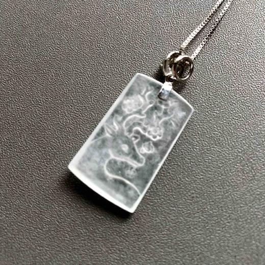 玻璃种翡翠梅花鹿牌一鹿有你 商品图5