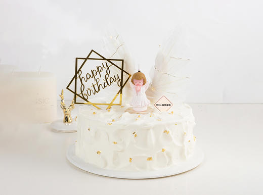 【超可爱】天使的约定女宝宝款·卡通生日蛋糕 商品图0