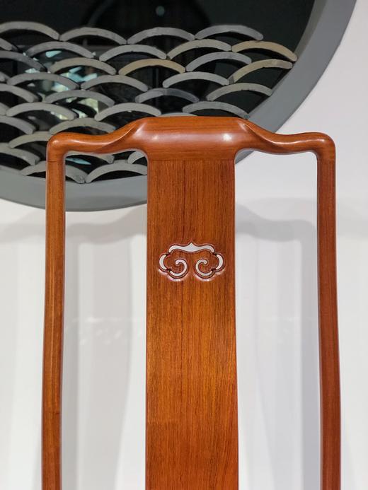 红桥红  家具严选  缅甸花梨（大果紫檀） 【158如意方餐桌七件套】 商品图7