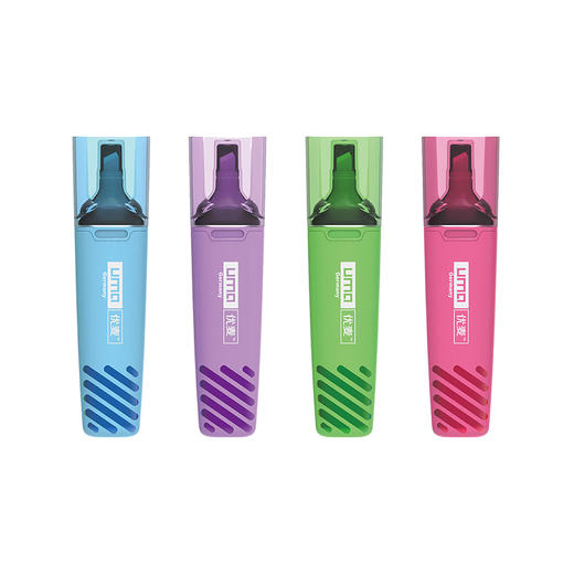 优麦直液式荧光笔斧形头:1-5mmR8重点标注记号学生 商品图4