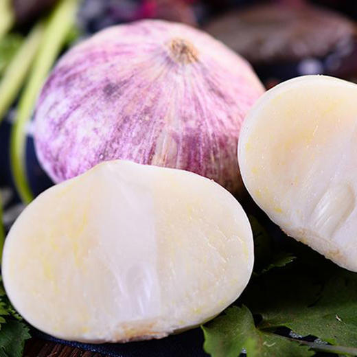 云南【紫皮独头蒜 鲜蒜】大理特产 农家大蒜 蒜香十足 新蒜头 紫皮新蒜！ 商品图1