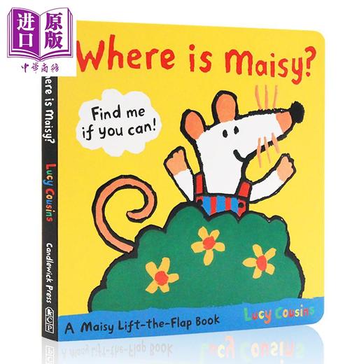 【中商原版】Where Is Maisy 小鼠波波在哪里 低幼亲子故事绘本 纸板书 英文原版 3-6岁 商品图0