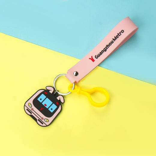 一、二、三号线卡通车头软胶钥匙扣 商品图2