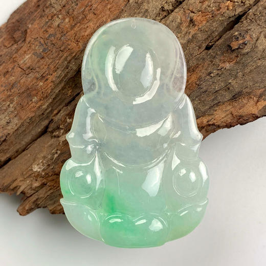 派瑞翡翠 翡翠观音 糯种 飘绿花 商品图1