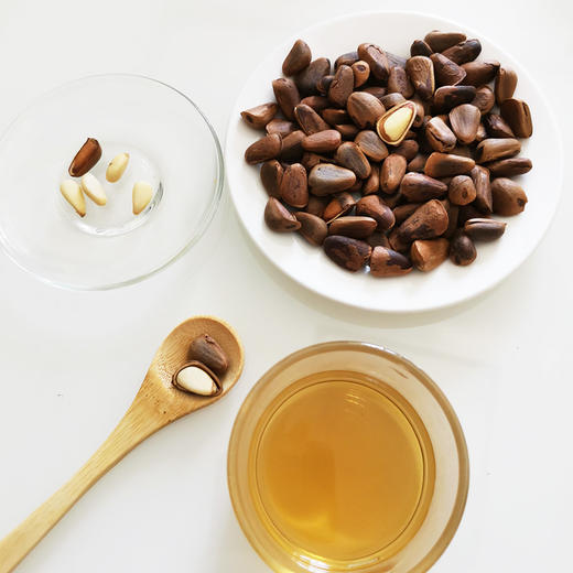 长白山【红松子】原味醇香特大粒松籽 野生自然开口 优质饱满 满口醇香 不油腻 非油炸更健康！ 商品图3