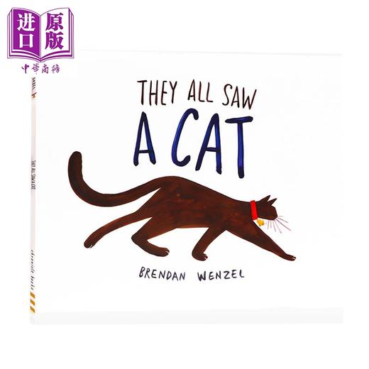 【中商原版】They All Saw a Cat	凯迪克：他们都看见了一只猫 儿童获奖故事绘本 平装 英文原版 3-6岁 商品图0