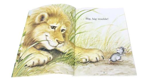 狮子和老鼠绘本 The Lion and the Mouse 进阶式阅读丛书1 平装简装儿童绘本 儿童原版英文绘本英语故事书 商品图2