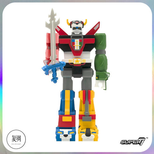 现货 Super7 Voltron 百兽王 战神金刚 复古 挂卡 潮玩 摆件 商品图3