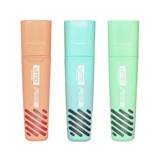 优麦直液式荧光笔斧形头:1-5mmR8重点标注记号学生 商品图0