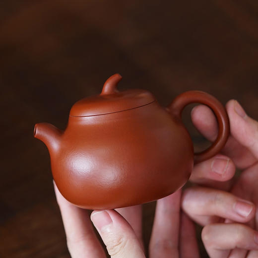 【茄段】 180cc 煤窑皱皮朱泥 商品图2