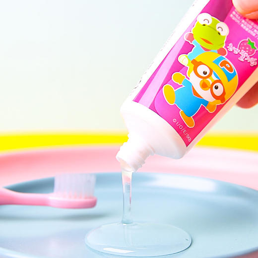 KJ 啵乐乐牙膏 水果味0-2岁80g 商品图1