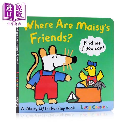 【中商原版】Where Are Maisy's Friends 小鼠波波的朋友在哪里 低幼亲子启蒙故事绘本 纸板书 英文原版 2-4岁 商品图0