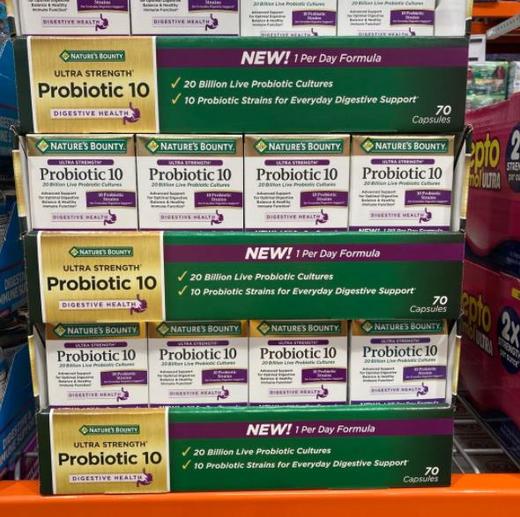 特价！NATURE'S BOUNTY probiotic20亿益生菌胶囊70粒   洛杉矶直邮 商品图2