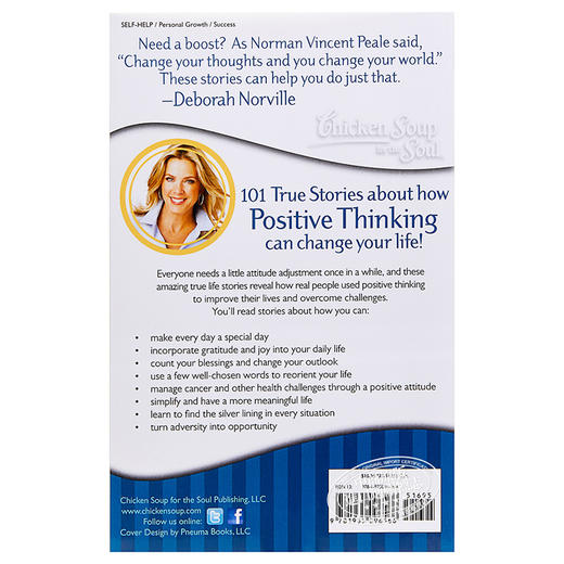 【中商原版】心灵鸡汤英文 书籍 英文原版 Chicken Soup for the Soul Think Positive Jack Canfield 商品图8
