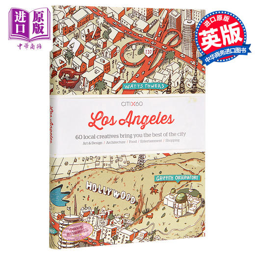 【中商原版】创意城市指南：洛杉矶 英文原版 CITIX60 CITY GUIDES - LOS ANGELES 旅游 商品图0