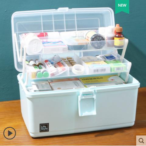 【家用多层医药箱】大容量急救箱医护多层药品应急收纳盒居家日用 商品图3