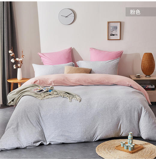 【适用1.2m床】开学季床品三件套纯棉床品 多款可选 床单/床笠+枕套+被套  无印良品 商品图11