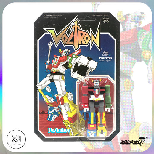 现货 Super7 Voltron 百兽王 战神金刚 复古 挂卡 潮玩 摆件 商品图4