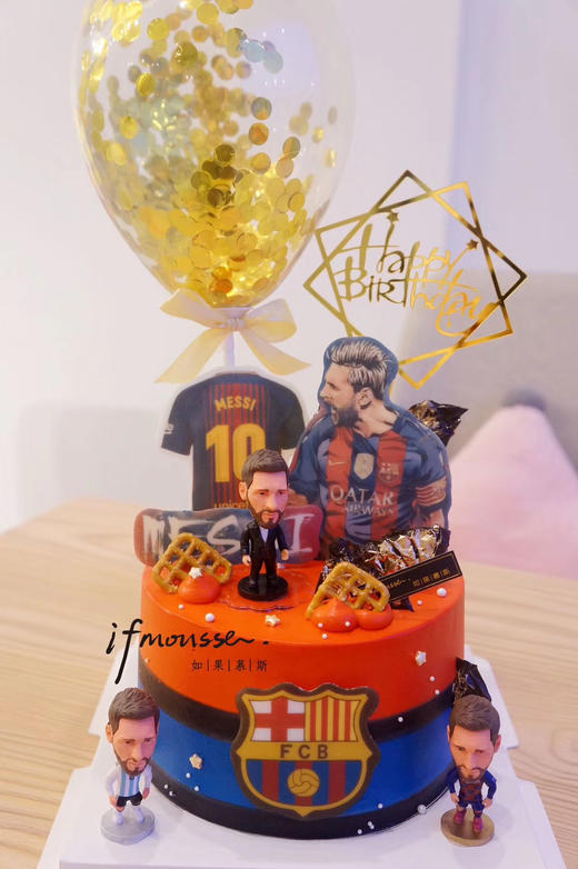 「男士」足球 梅西款 可定制其他球星 提前至少三天预定 商品图0