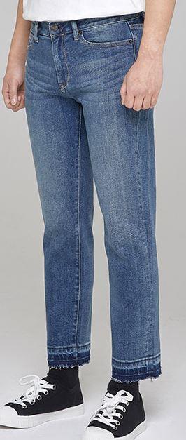 who a u slim straight-leg修身直筒牛仔裤男女款WHTJA2351MJPY带授权招加盟代理 商品图2