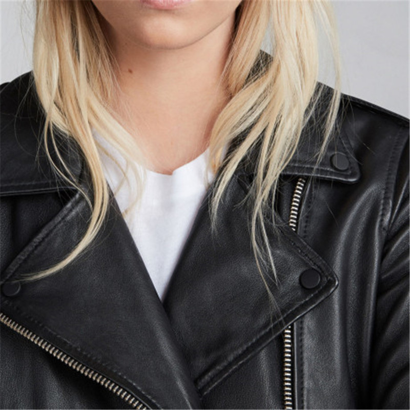 ALLSAINTS WL115E_BALFERN BIKER_BLACK 女士皮夹克JPY带授权招加盟代理