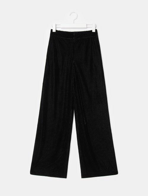 8seconds Edge binding黑色天鹅绒绑带宽裤女款#160X21GY25JPY带授权招加盟代理 商品图1