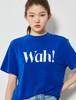 8seconds Blue letter ridicule T-shirt蓝色字母嘲笑T恤女款JPY带授权招加盟代理 商品缩略图0
