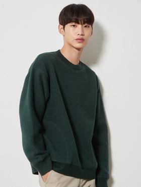 8 seconds 男款绿色胡里斯肋条运动衫JPY带授权招加盟代理