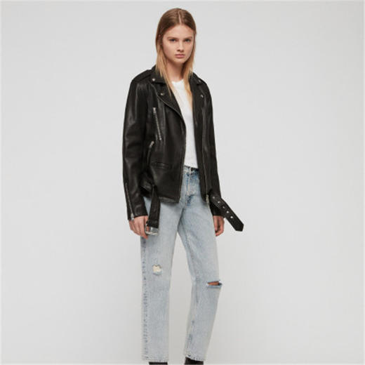 ALLSAINTS WL068Q WADE OVERSIZED BIKER 外套 BLACKJPY带授权招加盟代理 商品图1