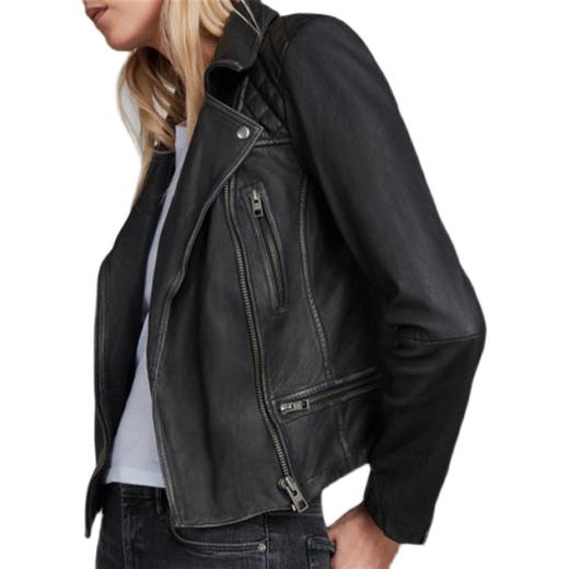 ALLSAINTS WL047C CARGO BIKER BLACK GREY 女士皮夹克JPY带授权招加盟代理 商品图4