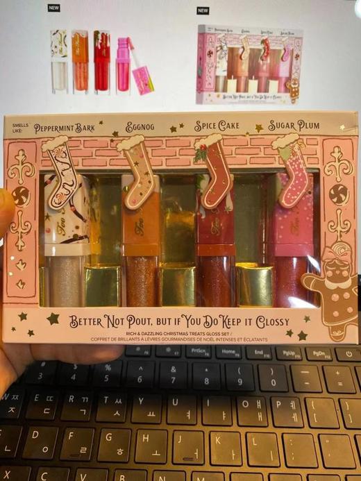 Too Faced 限量魔幻森林圣诞 亮彩滋润唇釉唇蜜4支套装 韩国现货JPY带授权招加盟代理 商品图1