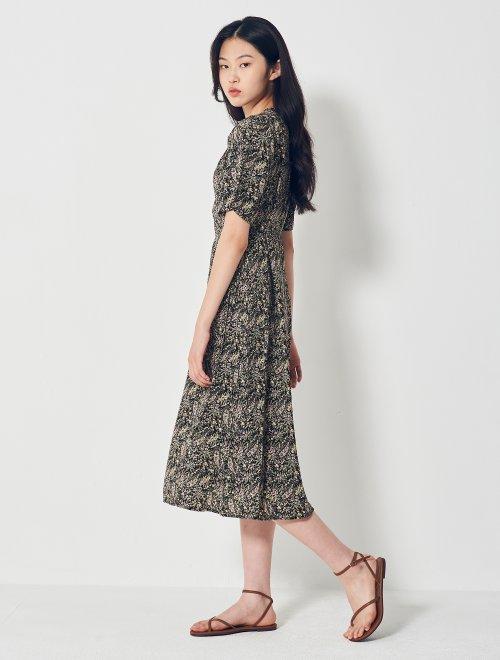 8seconds Broken flower黑色花卉吊带连衣裙女款#320771KY15JPY带授权招加盟代理 商品图0