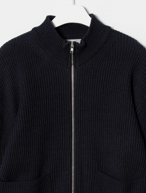 8 seconds  Half-Neck Zip-Up Knit Cardigann男款拉链针织开衫JPY带授权招加盟代理 商品图0